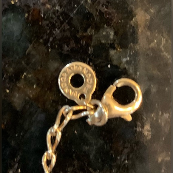 Pandora Infinity Chain Necklace & Pandora Sparkling Monstera Leaf Dangle Charm - Picture 10 of 16